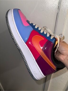 Nike undefeated x Air Force 1 low’ total orange sneaker